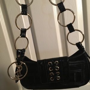 Authentic YSL patent shoulder bag